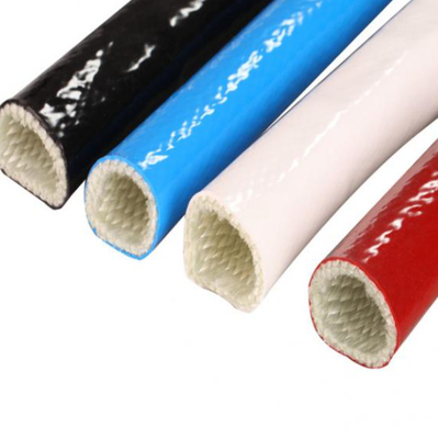 Selang Dan Kabel Fiberglass Karet Silikon Merah Suhu Tinggi