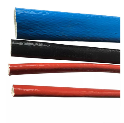 Silicone Coated Fiberglass Lengan Kawat Suhu Tinggi Isolasi Knalpot Perisai Panas