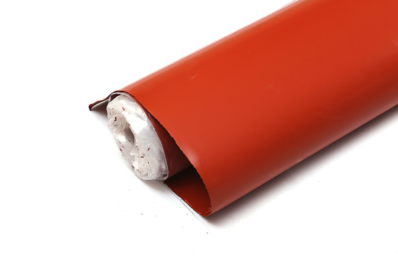 E Glass / C Glass Single Side Silicone Coated Fiberglass Cloth Insulation Tahan Api