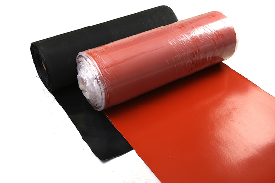 3300gsm Luar Memperluas Kain Fiberglass Dilapisi Silikon 2.0mm