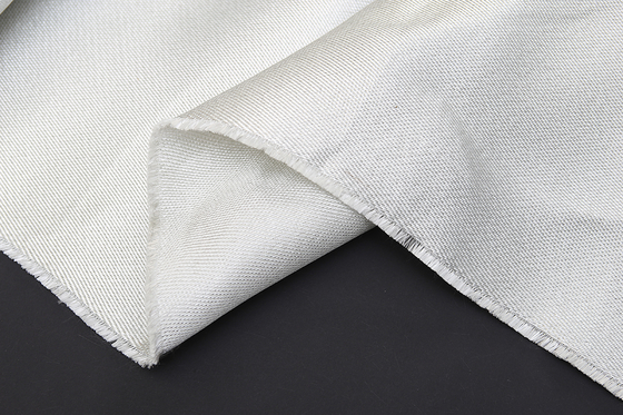 Struktur Tenunan Satin Kain Fiberglass Diperkuat Dengan Sisipan Kawat SS