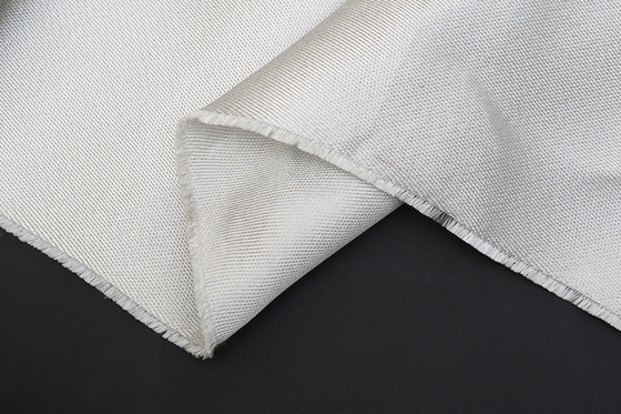 Struktur Tenunan Satin Kain Fiberglass Diperkuat Dengan Sisipan Kawat SS