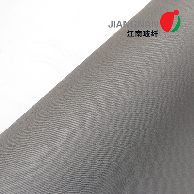 0.65mm 650 Stainless Steel Wire Reinforced Polyurethane CoatedFiberglass Fiber Glass Cloth untuk Tirai Tahan Api