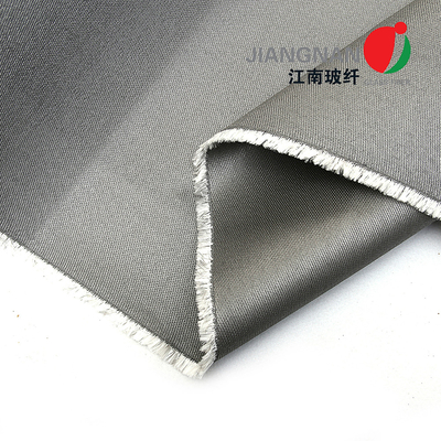 666 C SS Stainless Steel Wire Reinforced Fire Resistant Fiberglass Fabric Untuk Welding Blanket