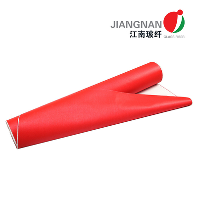 666 C SS Kain Fiberglass Suhu Tinggi Diperkuat Dengan Kawat SS Dilapisi Dengan Lapisan Silikon