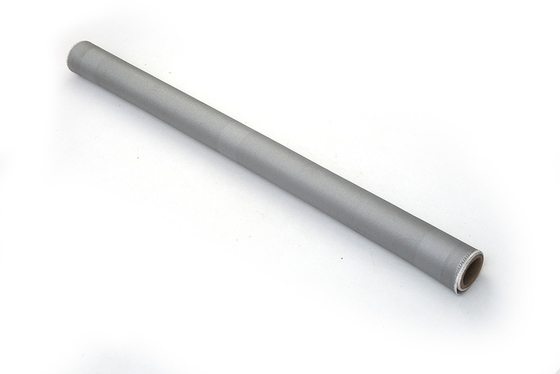 Grey Polyurethane PU Coated Fiberglass Cloth 0.9mm Untuk Welding Blanket