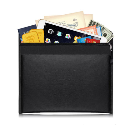 A4 11&quot; X 15&quot; Tas File Tahan Api Besar Untuk Dokumen / Uang Tunai / Paspor