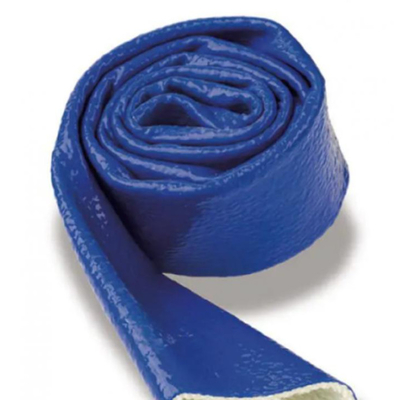Karet Silikon Bebas Alkali Fiberglass Sleeving 4mm Fiberglass Braided Sleeving