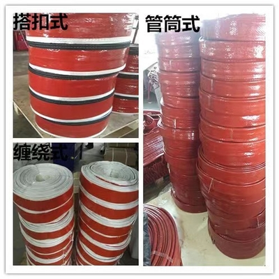 Karet Silikon Tahan Panas Fiberglass Sleeving Lengan Api Suhu Tinggi