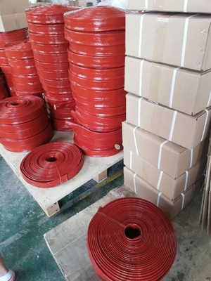 Karet Silikon Tahan Lama Fiberglass Sleeving Flame Retardancy