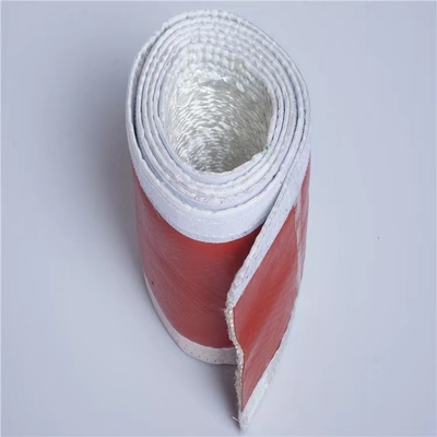 Lengan Kabel Silikon Fiberglass Dilapisi Silikon Suhu Tinggi