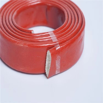 Lengan Kabel Silikon Fiberglass Dilapisi Silikon Suhu Tinggi