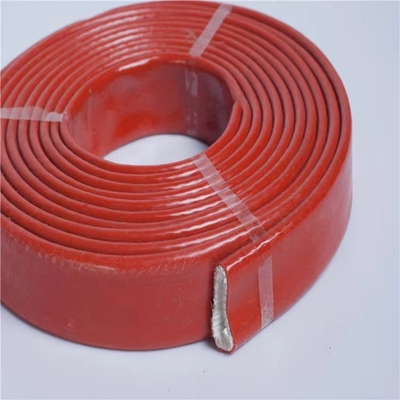 Lengan Kabel Silikon Fiberglass Dilapisi Silikon Suhu Tinggi
