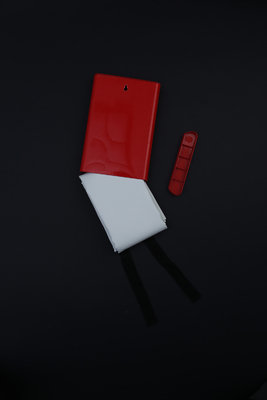 Fire Planket Packing PVC Square Box Ekstrusi Plastik Merah Putih