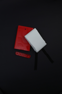 Fire Planket Packing PVC Square Box Ekstrusi Plastik Merah Putih