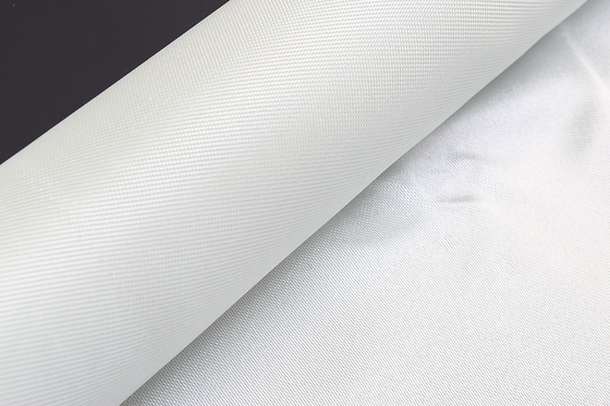 Lapisan PTFE Fiberglass Filter Cloth Fiberglass Tahan Suhu Tinggi