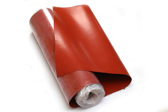 E Glass / C Glass Single Side Silicone Coated Fiberglass Cloth Insulation Tahan Api