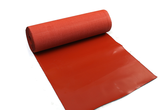 Kain Fiberglass Dilapisi Silikon Tugas Berat Untuk Lengan Isolasi Tahan Panas