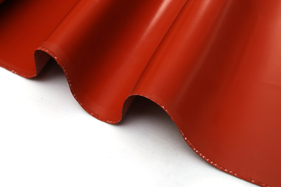 Fire Retardant Single Side Fiberglass Silicone Coated Cloth Wall Atap Cover Cloth