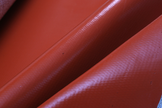 Kain Fiberglass Silikon Halus Industri Lembut Tahan Suhu Tinggi