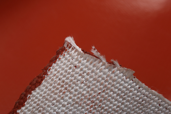 Kain Fiberglass Silikon Halus Industri Lembut Tahan Suhu Tinggi