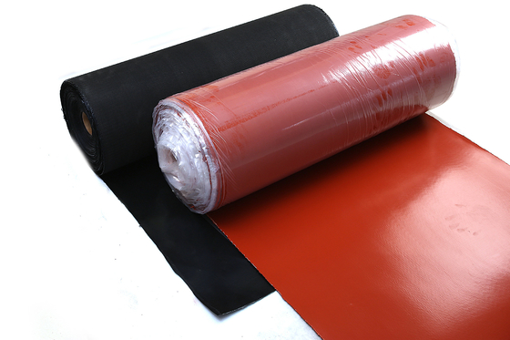 Kain Fiberglass Tipis Silikon Dilapisi Tahan Panas