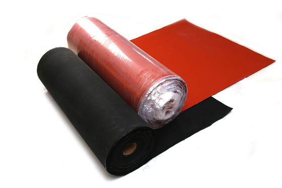 Tahan Suhu Tinggi 1.5m Silicone Coated Fiberglass Cloth Plain Woven